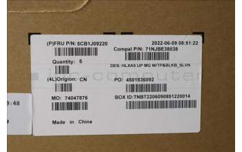Lenovo 5CB1J09220 Tastatur inkl. Topcase ASM_SLV C21DJ MGBL