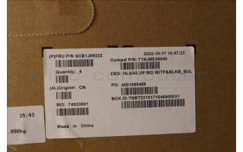 Lenovo 5CB1J09222 Tastatur inkl. Topcase ASM_BUL C21DJ MGBL