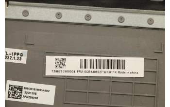 Lenovo 5CB1J09227 Tastatur inkl. Topcase ASM_USA ENG C21DJ MGBL