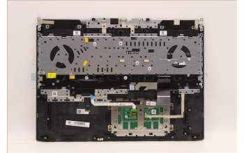 Lenovo 5CB1J09596 C-Cover with keyboard, German, Black, RGB Backlight, UK