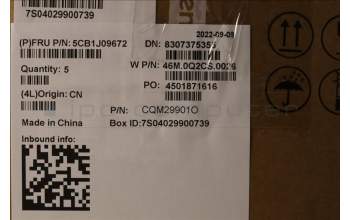 Lenovo 5CB1J09672 Tastatur inkl. Topcase ASM_ENG W 21AS AG