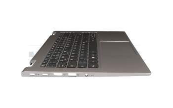 5CB1J10024 Original Lenovo Tastatur inkl. Topcase DE (deutsch) schwarz/grau mit Backlight