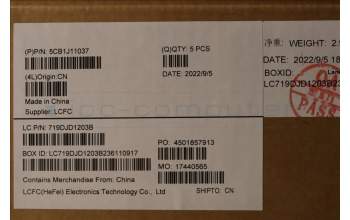 Lenovo 5CB1J11037 Tastatur inkl. Topcase schweiz L82QF FPSB