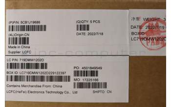 Lenovo 5CB1J19686 Tastatur inkl. Topcase ASM_ENG L82V7 NFPAB