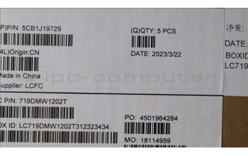 Lenovo 5CB1J19729 Tastatur inkl. Topcase ASM_ITA L82V7 NFPGY