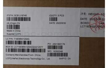 Lenovo 5CB1J19745 Tastatur inkl. Topcase ASM_BEL L82V7 NFPGY