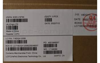 Lenovo 5CB1J19794 Tastatur inkl. Topcase ASM_ENG L82UT CG