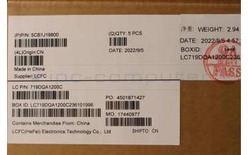 Lenovo 5CB1J19800 Tastatur inkl. Topcase ASM_GRE L82UT CG