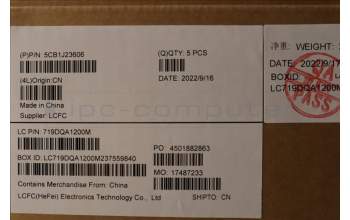 Lenovo 5CB1J23606 Tastatur inkl. Topcase ASM_NORDIC L82UT CG