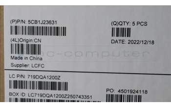 Lenovo 5CB1J23631 Tastatur inkl. Topcase ASM_ARA L82UT SG