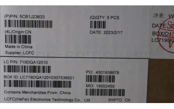 Lenovo 5CB1J23633 Tastatur inkl. Topcase ASM_BEL L82UT SG