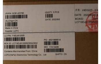 Lenovo 5CB1J23780 Tastatur inkl. Topcase ASM_CZE/SLK L82TK_DT