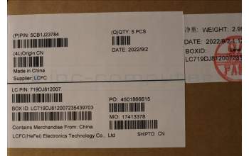 Lenovo 5CB1J23784 Tastatur inkl. Topcase ASM_EURO ENGL82TK_DT