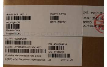 Lenovo 5CB1J30311 Tastatur inkl. Topcase ASM_ITA L82TK_UG