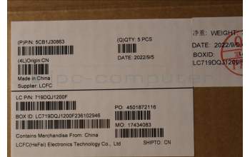 Lenovo 5CB1J30863 Tastatur inkl. Topcase ASM_GRE L82UH FP BL