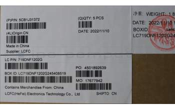 Lenovo 5CB1J31372 Tastatur inkl. Topcase spanisch L82U9 CLGY