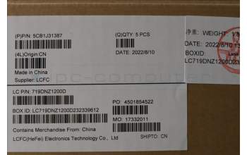 Lenovo 5CB1J31387 Tastatur inkl. Topcase ASM_FRA L82U9 SG