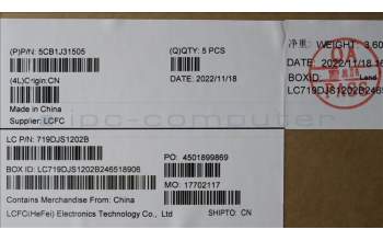 Lenovo 5CB1J31505 Tastatur inkl. Topcase ASM_POR L82UG OG_WH