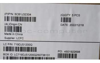 Lenovo 5CB1J32304 Tastatur inkl. Topcase ASM_POR L82UG SG_WH