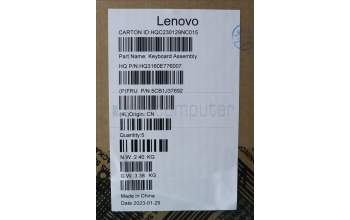 Lenovo 5CB1J37692 Tastatur inkl. Topcase ASM_ARA H 82VA GY