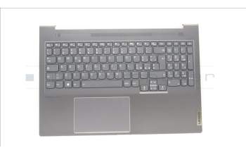 Lenovo 5CB1J37708 C-Cover with keyboard, Italian, Grey, UK