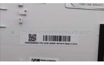 Lenovo 5CB1J50959 Tastatur inkl. Topcase ASM_SLV C 82SB WHT