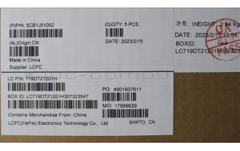 Lenovo 5CB1J51052 Tastatur inkl. Topcase deutsch L82UU SG