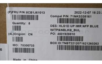 Lenovo 5CB1J61013 Tastatur inkl. TopcaseASM_BUL C82VG NFP AB