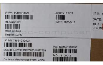 Lenovo 5CB1K18623 COVER Cover L 82YU A AG IMR