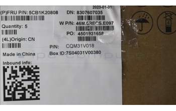 Lenovo 5CB1K20808 Tastatur inkl. Topcase ASM_SLV W82XX AG BL