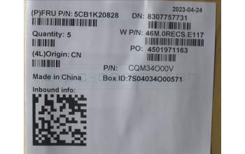 Lenovo 5CB1K20828 Tastatur inkl. Topcase ASM_FRA W82XX AG