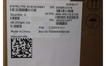 Lenovo 5CB1K20841 Tastatur inkl. Topcase ASM_CZE/SLK W82XX AG