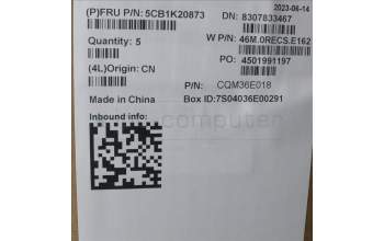 Lenovo 5CB1K20873 Tastatur inkl. Topcase ASM_EURO ENGW82XX SB BL