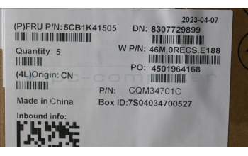 Lenovo 5CB1K41505 Tastatur inkl. Topcase ASM_BEL W82XX SB