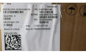 Lenovo 5CB1K60136 Tastatur inkl. Topcase ASM_CZE/SLK W 82XY AB