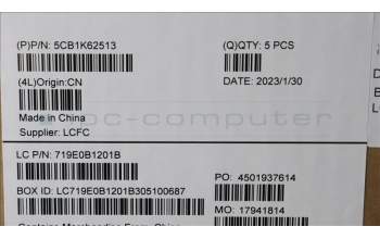 Lenovo 5CB1K62513 Tastatur inkl. Topcase ASM_CZE/SLK L83B1 STGY