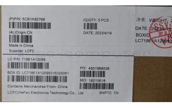 Lenovo 5CB1K82768 Tastatur inkl. Topcase ASM_UK L82XA NFP AG