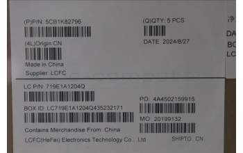 Lenovo 5CB1K82796 Tastatur inkl. Topcase ASM_UKR L82XA NFP AG