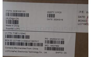 Lenovo 5CB1K91151 Tastatur inkl. Topcase ASM_FRA L82XB AB NBL