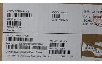 Lenovo 5CB1K91164 Tastatur inkl. Topcase ASM_CZE/SLK L82XB ABNBL