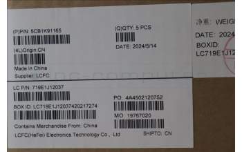 Lenovo 5CB1K91165 Tastatur inkl. Topcase ASM_BUL L82XB AB NBL