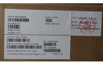 Lenovo 5CB1K94948 Tastatur inkl. Topcase ASM_FRA L82XB AG BL