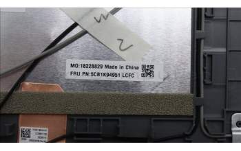 Lenovo 5CB1K94951 Tastatur inkl. Topcase deutsch L82XB AG BL