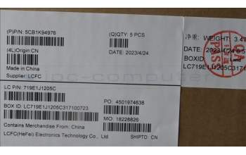 Lenovo 5CB1K94976 Tastatur inkl. Topcase spanisch L82XB AG NBL