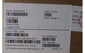 Lenovo 5CB1K95033 Tastatur inkl. Topcase ASM_UK L82XB AGFP BL