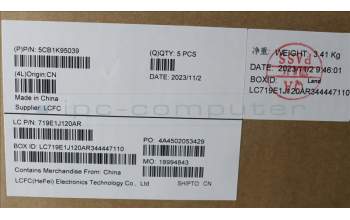 Lenovo 5CB1K95039 Tastatur inkl. Topcase spanisch L82XB AGFP NBL