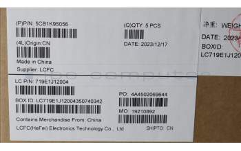 Lenovo 5CB1K95056 Tastatur inkl. Topcase ASM_BEL L82XB AGFP NBL