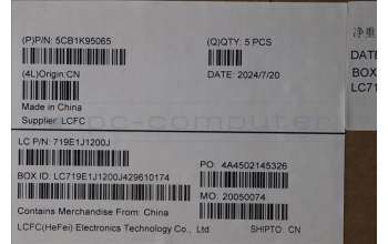 Lenovo 5CB1K95065 Tastatur inkl. Topcase ASM_UKR L82XB AGFP NBL