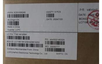 Lenovo 5CB1K95245 Tastatur inkl. Topcase ASM_HUN L82XM AB NBL