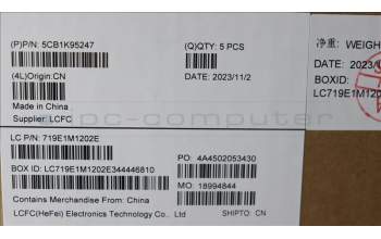 Lenovo 5CB1K95247 Tastatur inkl. Topcase ASM_BEL L82XM AB NBL